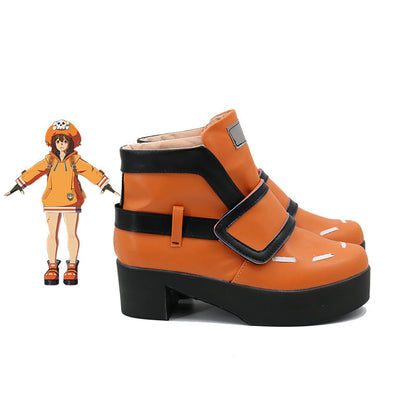 Guilty Gear STRIVE May Orange Cosplay Shoes