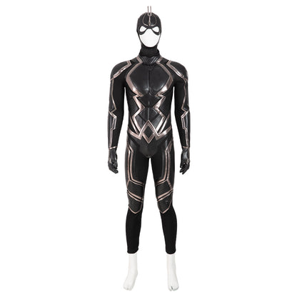 Superhero Black Bolt Jumpsuit Movie Cosplay Costume