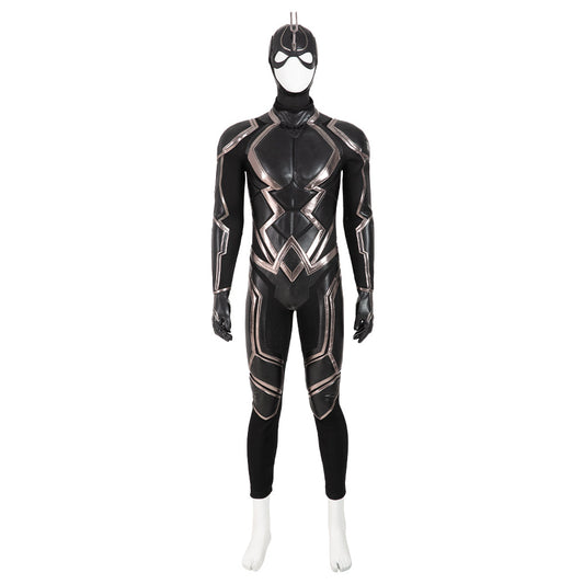 Superhero Black Bolt Jumpsuit Movie Cosplay Costume