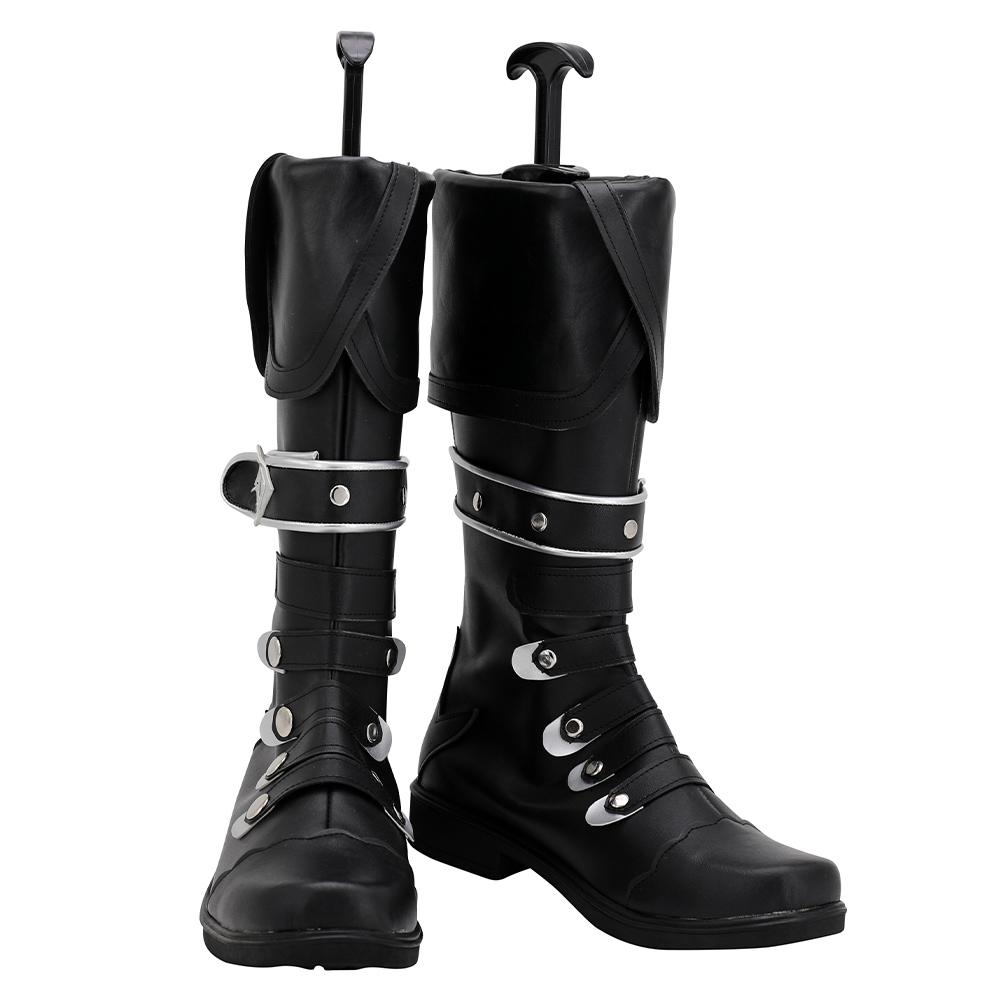 Game Genshin Impact Diluc Ragnvindr Boots Halloween Costumes Accessory Cosplay Shoes