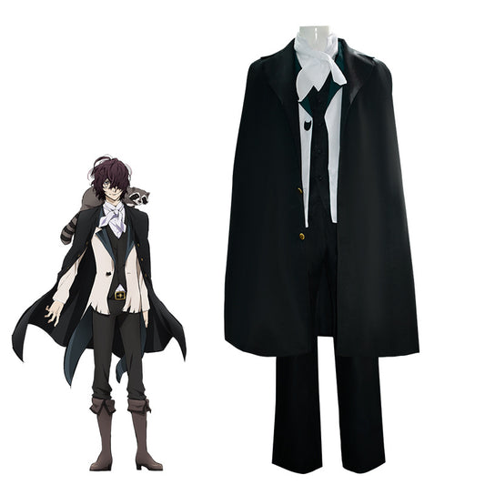 Bungo Stray Dogs Season 2 Edgar Allan Poe Cosplay Costume Halloween Party Outfit Custom Made Any Size