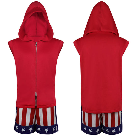 Creed3 Adonis Creed Vest Shorts Cosplay Costume  Outfits Halloween Carnival Suit