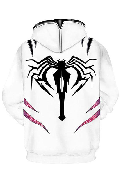 Girls Hoodie Spider-Gwen Gwen Stacy 3D Pullover Sweatshirt