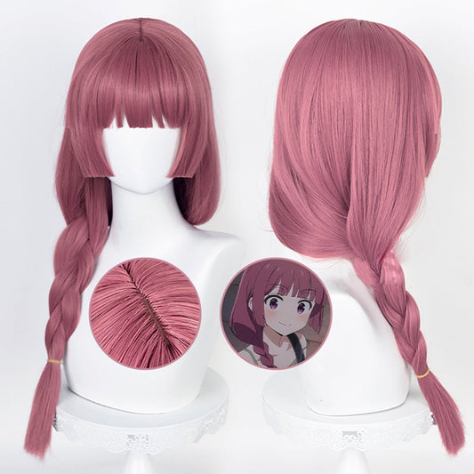 Anime Bocchi the Rock Hiroi Kikuri Red Long Cosplay Wig