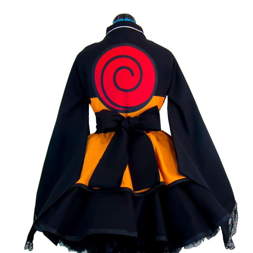 Naruto Shippuden Uzumaki Naruto Female Lolita Kimono Dress