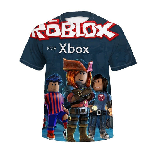 Game Roblox 3d Printed T-shirts Kids T-shirts Boys Girls Funny Tees