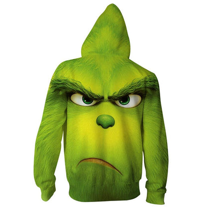 Movie The Grinch 3D Printed Sweatshirts Men Hoodies Unisex Tracksuits Pullovers Streetwear Hoodie