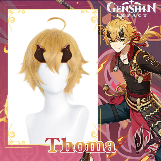 Genshin Impact-Tohma Cosplay Wig