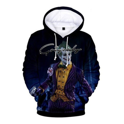 Joker and Harley Quinn Hoodies Classic Jared Leto and Maegot Robbie Couples 3D Hooded sweatshirt