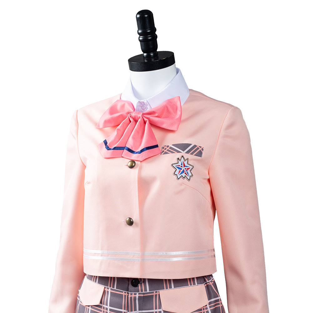 Aikatsu Planet! Seirei High School Uniform Shirt Shorts Outfits Halloween Carnival Suit Cosplay Costume