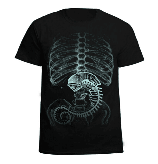 Alien vs. Predator Cotton Black T-Shirt Costume