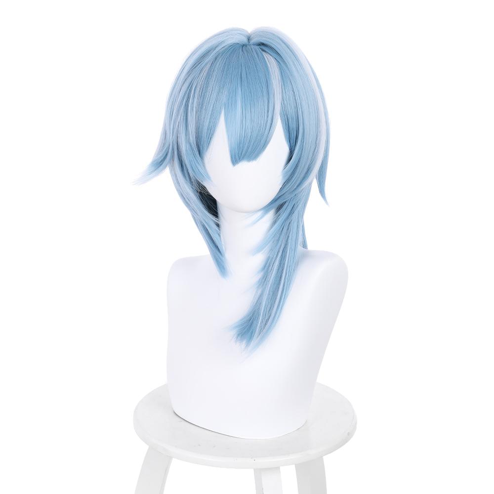 Game Genshin Impact Eula Heat Resistant Synthetic Hair Carnival Halloween Party Props Cosplay Wig