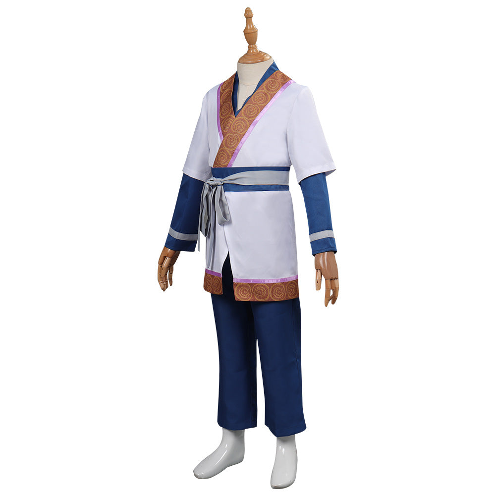 The Monkey King Movie Lin Kids Children White Role Playing Outfits Party Carnival Halloween Cosplay Costume