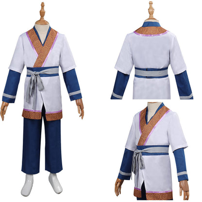 The Monkey King Movie Lin Kids Children White Role Playing Outfits Party Carnival Halloween Cosplay Costume