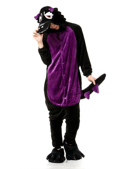 Kigurumi Onesie Black Dragon