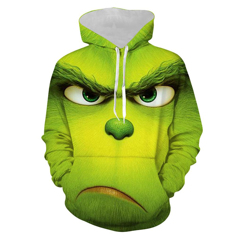 Grinch Hoodie - The Grinch Pullover Hooded Sweatshirt CSSG001