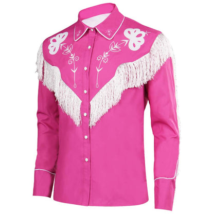 Doll Movie Ken Original Design Pink Retro Shirt Carnival Halloween Cosplay Costume