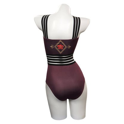 Genshin Impact HUTAO Original Design Cosplay Costume Jumpsuit One Piece Swimwears