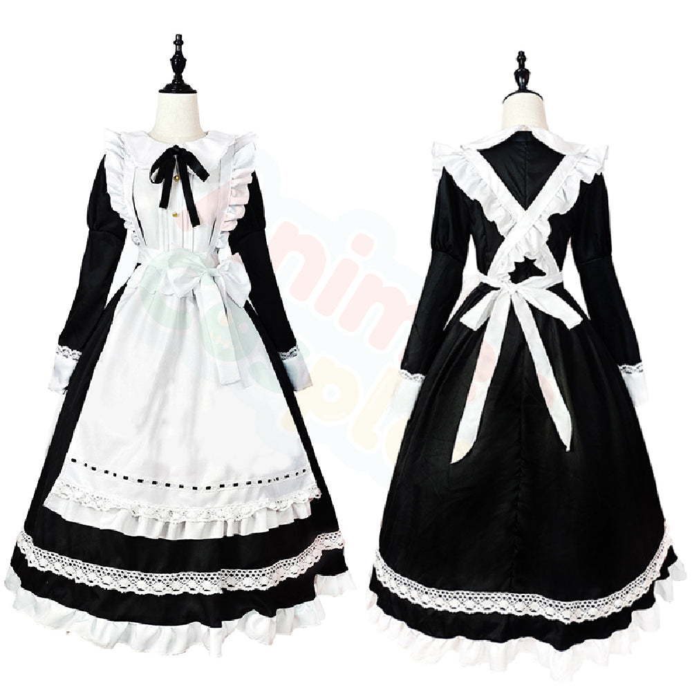 Long Lolita Maid One Piece Dress