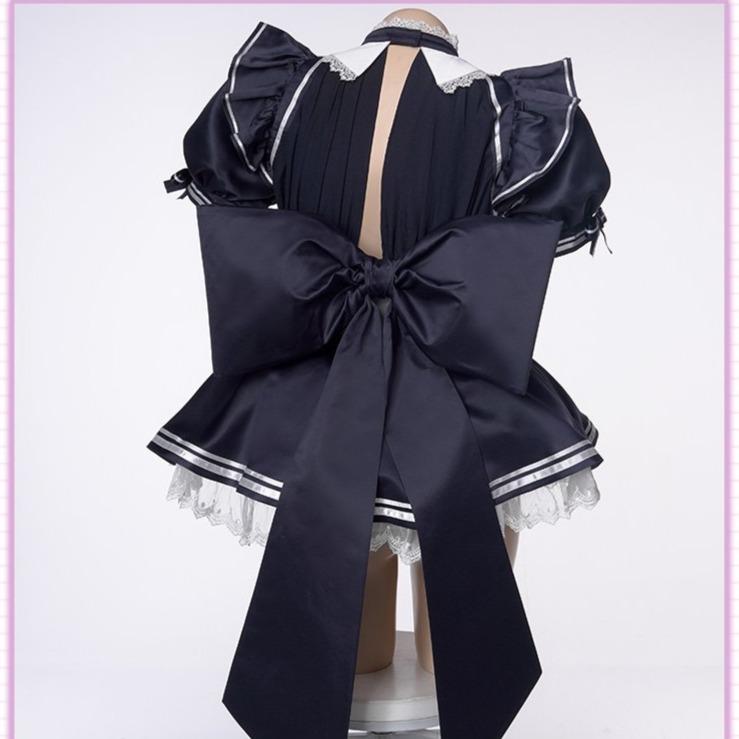 Fate Grand Order Mash Kyrielight Cosplay Costume Sexy Maid Dress C00063