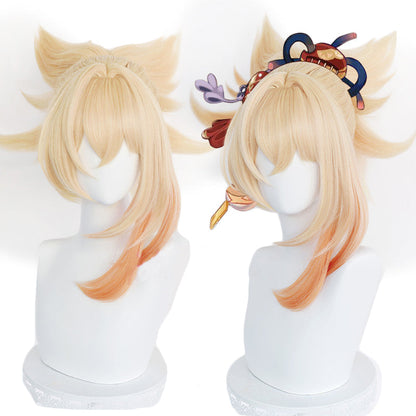 Genshin Impact-Yoimiya Cosplay Wig