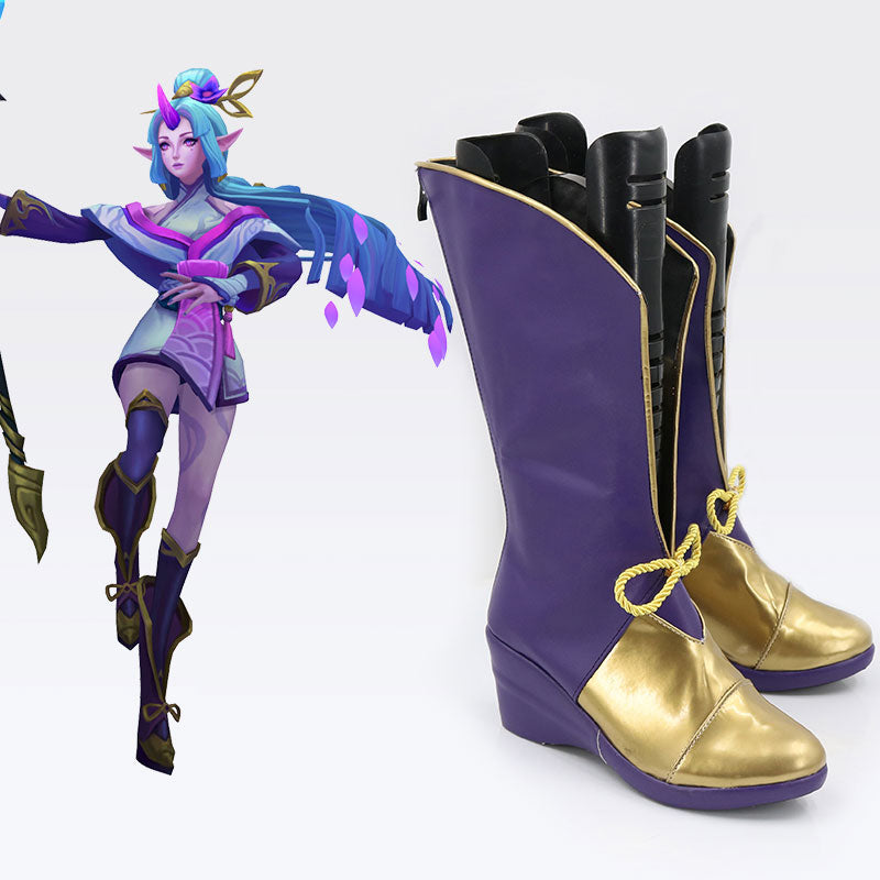 League Of Legends LOL Spirit Blossom Soraka Shoes Cosplay Boots