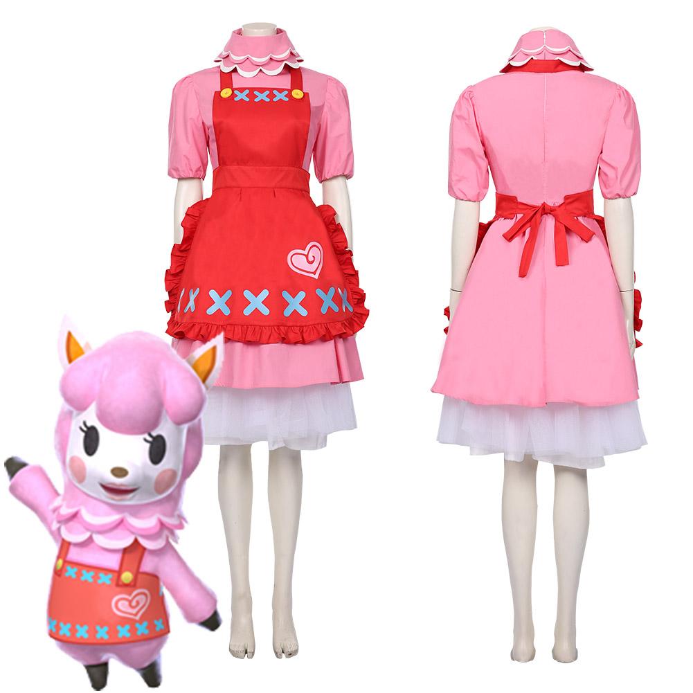 Animal Crossing Reece Dress Halloween Carnival Costume Cosplay Costume