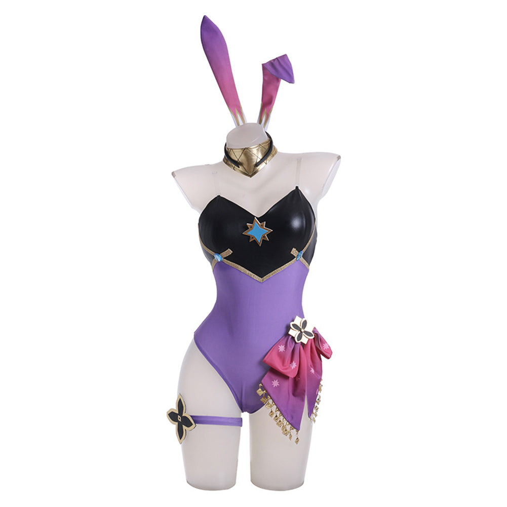 Genshin Impact Dori Cosplay Costume Bunny Girls Jumpsuit Outfits Halloween Carnival Suit