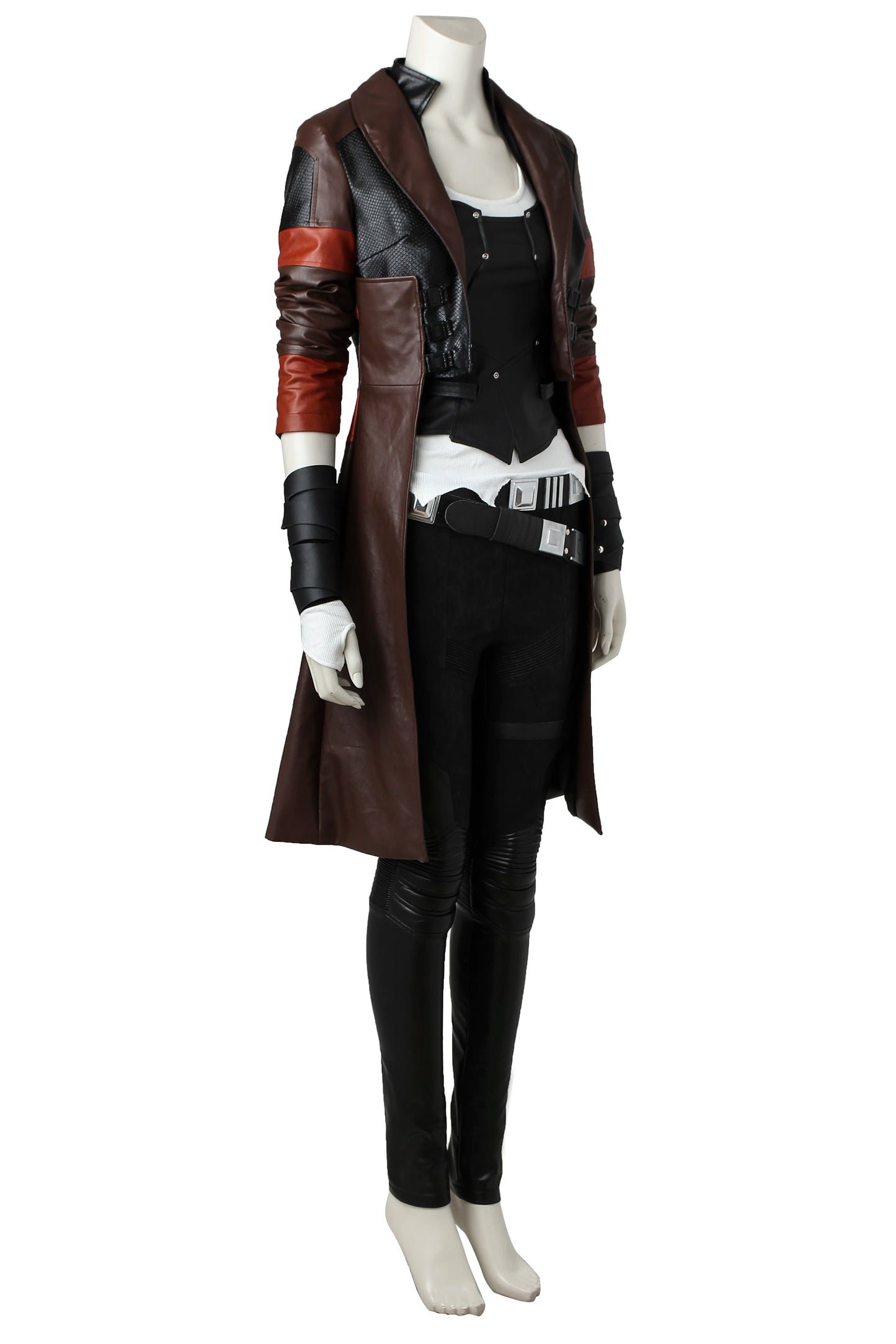 Gamora Cosplay Costume Women Disguise Boots Coat Top Pants Halloween Carnival Party Suit