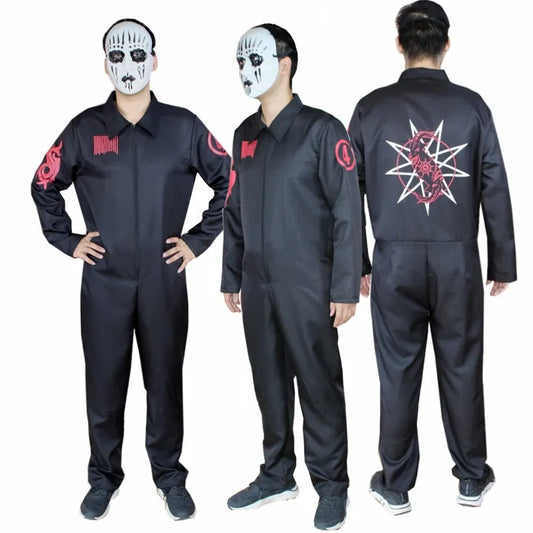 Slipknot Jumpsuit Men's Halloween Party Cosplay Costume Without Mask