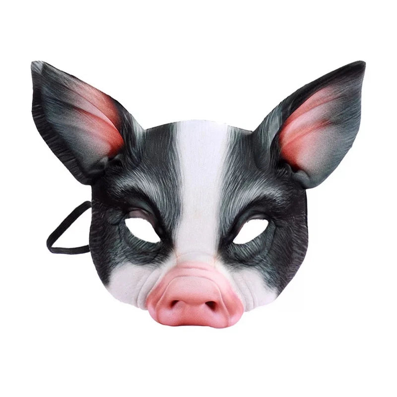 Adult Children Halloween Cosplay 3D Animal Mask PU Foam Rabbit Dog Deer Dragon Mask Women Men Carnival Party Club Role Play Mask