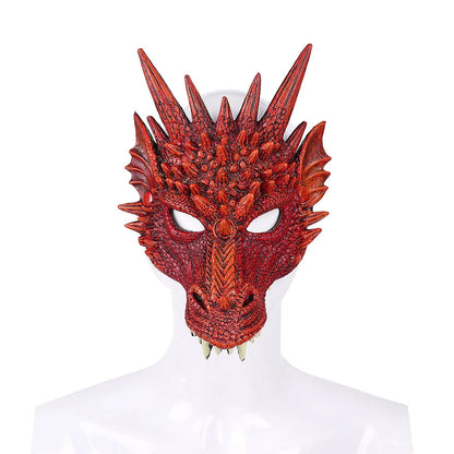 Adult Children Halloween Cosplay 3D Animal Mask PU Foam Rabbit Dog Deer Dragon Mask Women Men Carnival Party Club Role Play Mask