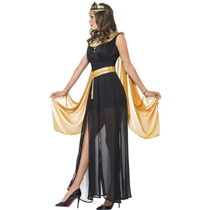 Adult Cleopatra Costume Women Ancient Egyptian Pharaoh Queen Halloween Costumes