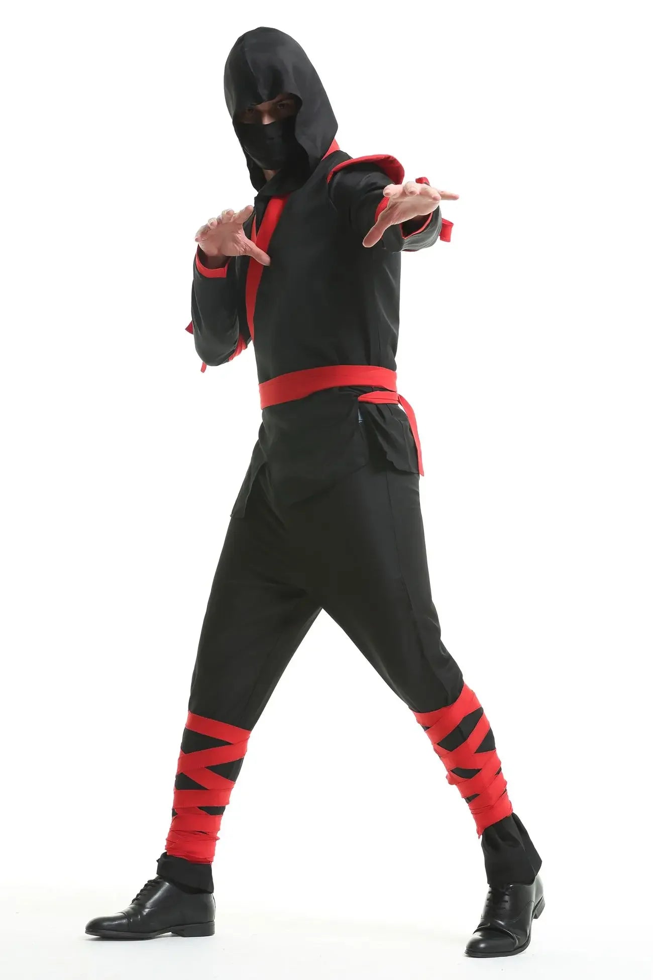 Adult Cosplay Anime Costume Japanese Men Martial Arts Ninja Clothes Set Halloween Superhero Outfit