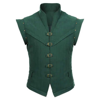 Adult Flynn Cosplay Costume Full Set with Green Vest and Accessories