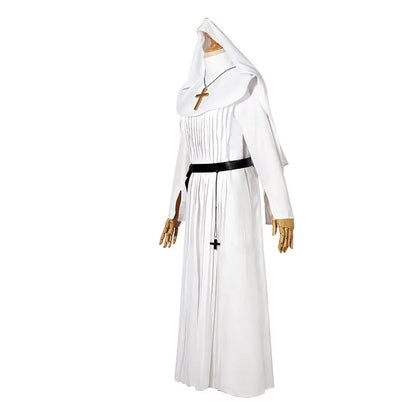 Adult Women The Nun Halloween Cosplay Costume Sister Irene Black White Cosplay Clothing