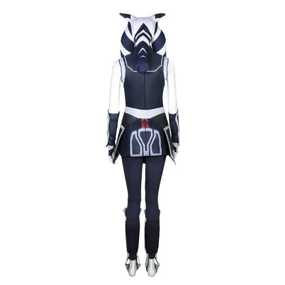 Ahsoka Tano Cosplay Star Costume Women Dress Outfits Halloween Carnival Outfits Party Suit