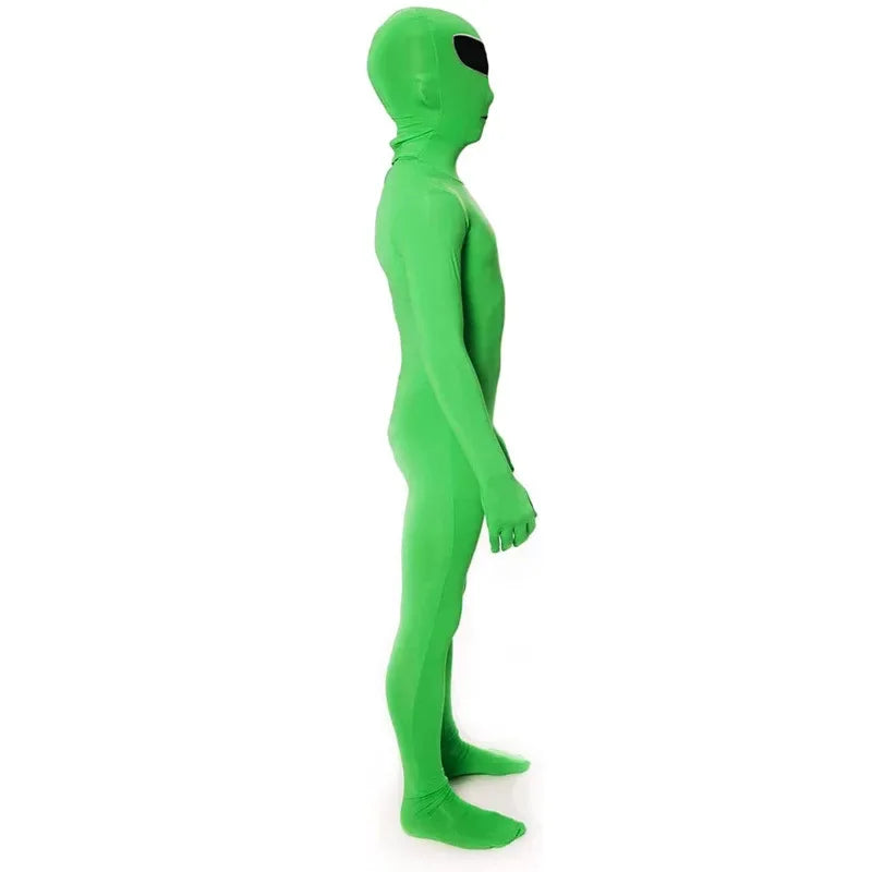 Alien Tights Cos Children and Adults Performance Clothes Halloween Costumes for Women  Alien Tights Cosplay Green One Piece