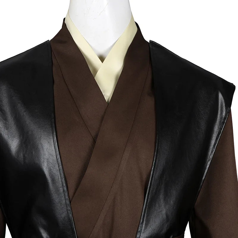 Anakin Skywalker Jedi Costume for Men Cosplay Outfit Halloween Dress Up