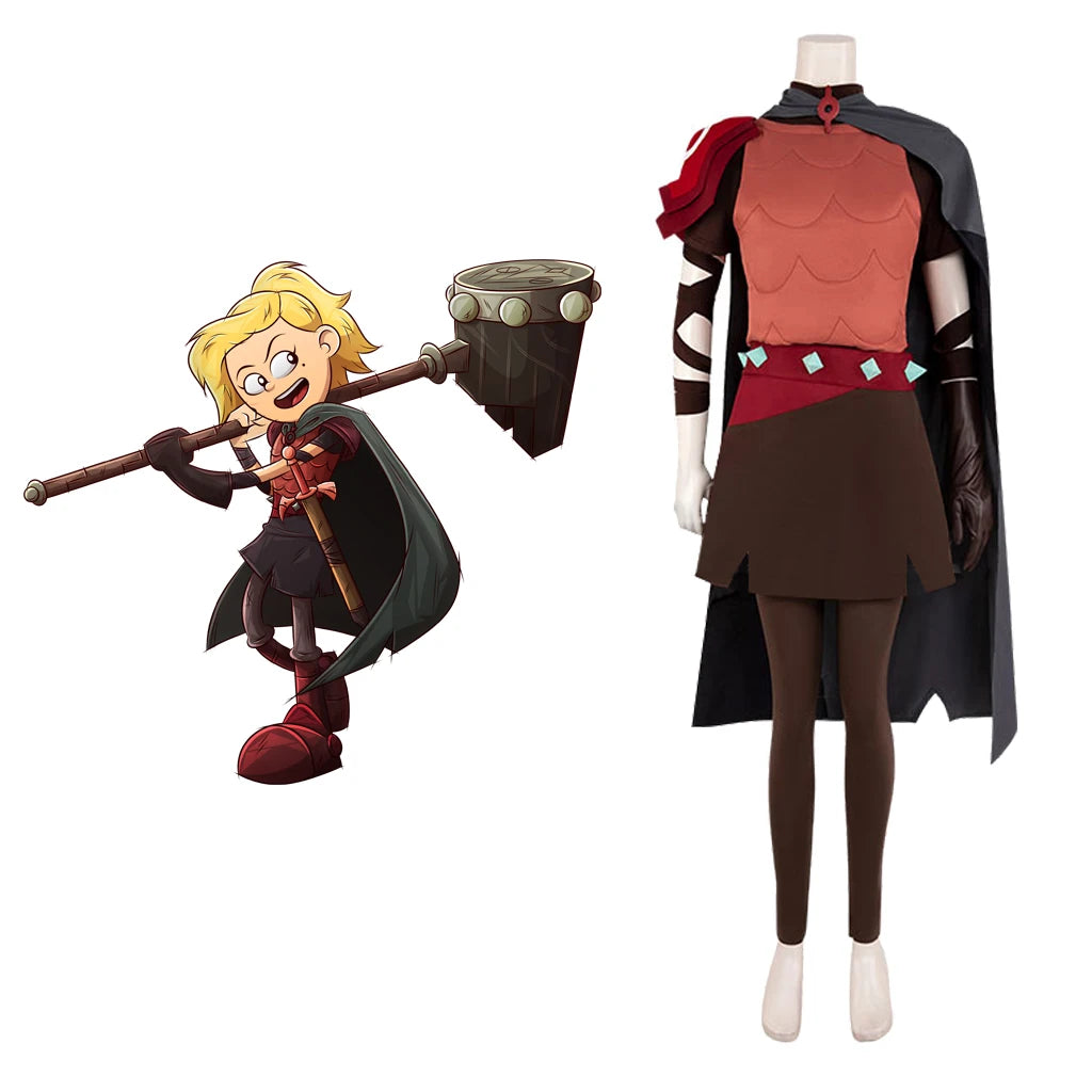 Anime Amphibia Sasha Waybright Amphibia Cosplay Costume Outfits Sasha Waybright Battle Suit Costume For Women