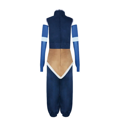 Anime Avatar The Last Airbender Korra Cosplay Costume Blue Top Pants Uniform Full Set Halloween Carnival Play Party Fancy Suit