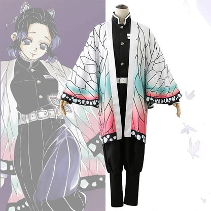 Anime Demon Slayer: Kimetsu No Yaiba Tanjirou Kamado Nezuko Cosplay Women and Men Kimono Kids Cosplay Costume Sets