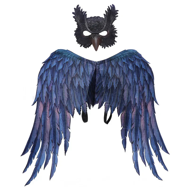 Anime Eagle Wings Costume for Halloween Carnival Cosplay Event for Adults