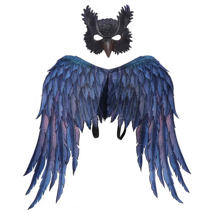 Anime Eagle Wings Costume for Halloween Carnival Cosplay Event for Adults