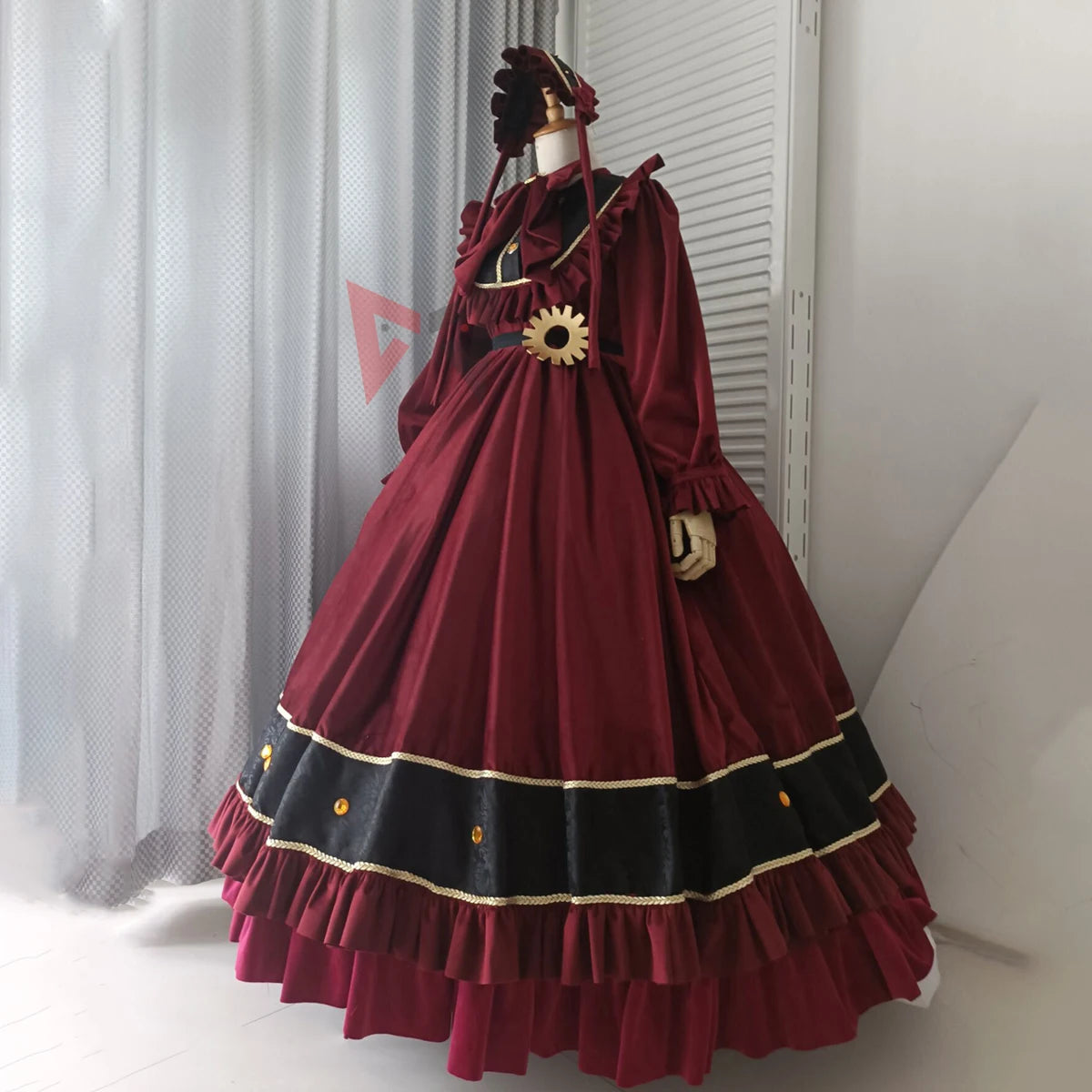 Anime Ensemble Stars Cosplay Costume Itsuki Shu Lolita Cosplay Dress Hat Set Custom Made