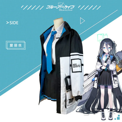 Anime Game Blue Archive Tenndou Arisu Cosplay Costume Work Clothes Hooded Coat JK Uniform Man Woman Halloween Carnival Suit