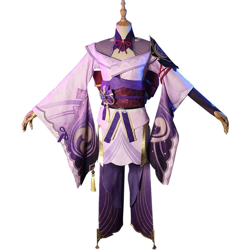 Anime Genshin Impact Cosplay Raiden Shogun Ba'al Costume Baal Cosplay Wanderlust Invocation