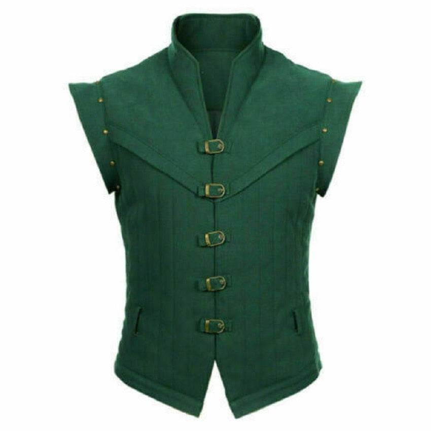 Anime Cosplay Rapunzel-Flynn Knight Green Small Vest Suit Vest Shirt Carnival Halloween Custom Charm