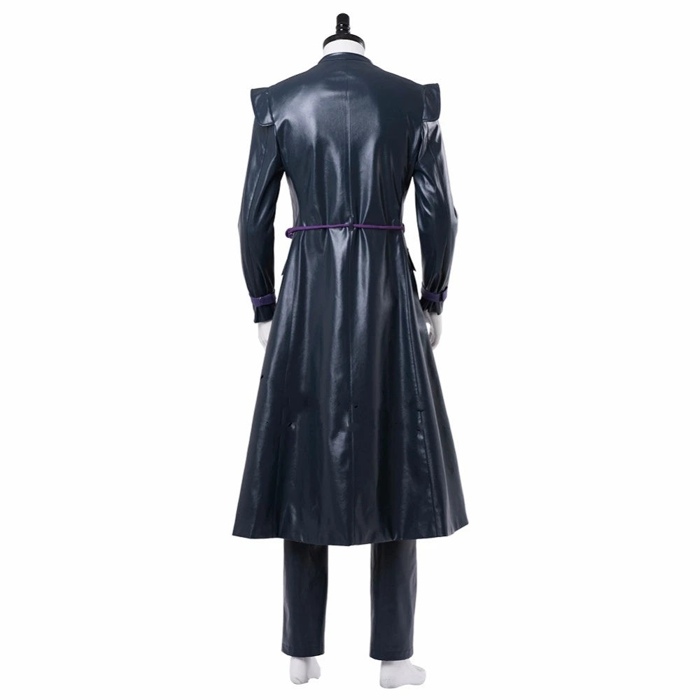 Anime JoJo Bizarre Adventure Cosplay Costume Leone Abbacchio Mens Trench Uniform Full Set Halloween Party Costumes