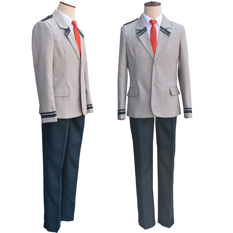 Anime My Hero Academia Midoriya Izuku Cosplay Costume High School Student Uniform Halloween Party Costume Not Include Shirt